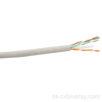 0,5 mm CCA UTP Cat6 24AWG 4pair HDPE mit Separator PVC Jacke Innenkommunikationskanal LAN -Kabel